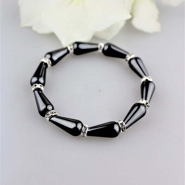 luxusný náramok z hematitu image