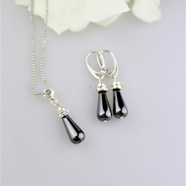 súprava z hematitu a striebra image