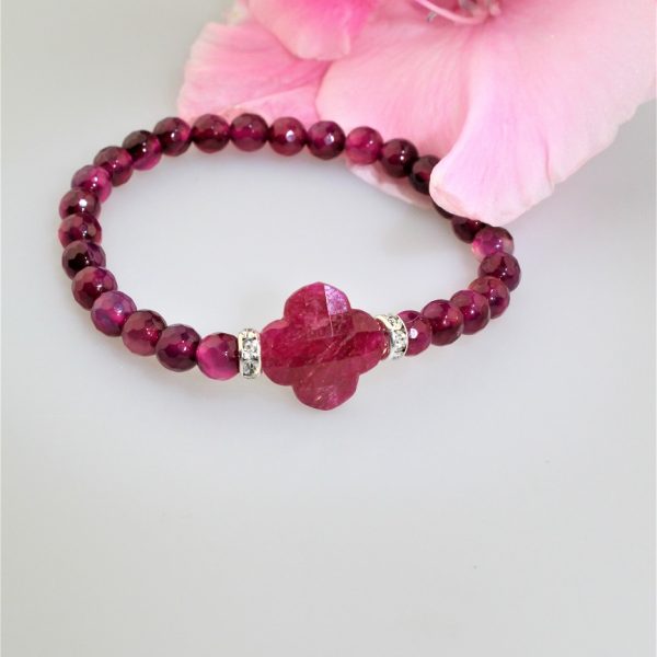 rubín s achátom náramok image