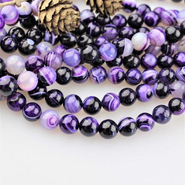 achát fialový 10mm image