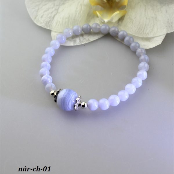 chalcedón náramok luxusný image