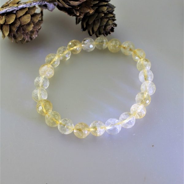 náramok z brúseného citrínu slnečná žiara image