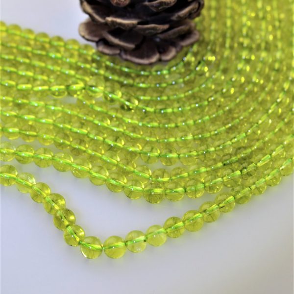 olivínový krištál korálky 6mm image