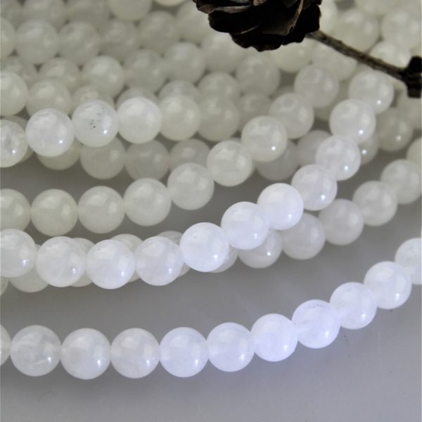 jadeit mesačný korálky 8mm AKCIA! image