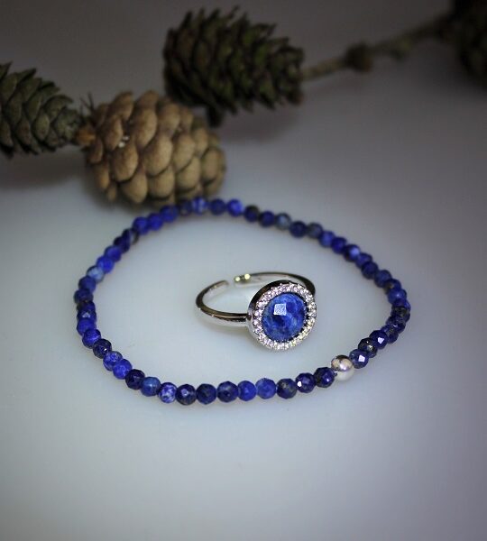 náramok,prsteň lapis lazuli - s-lap-03 image