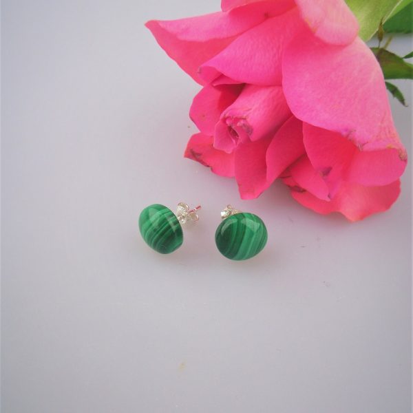 malachit náušnice image