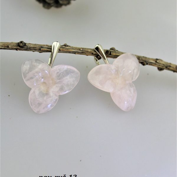 ruženín náušnice kvietky image