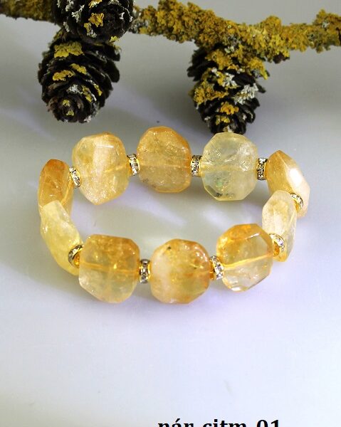citrín náramok slnečný - nár-citm-01 image