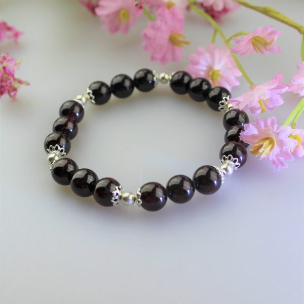 granát náramok v striebre image