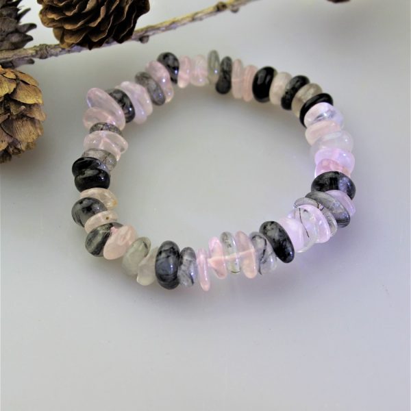 ruženín s turmalínom energetický náramok image