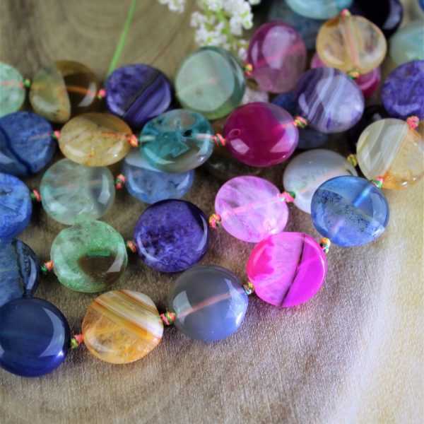 achát korálky 15mm AKCIA! image