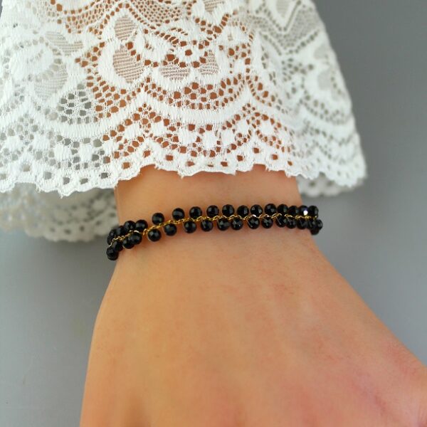 turmalín náramok - slzičky turmalínu - nár-turmf-02 image