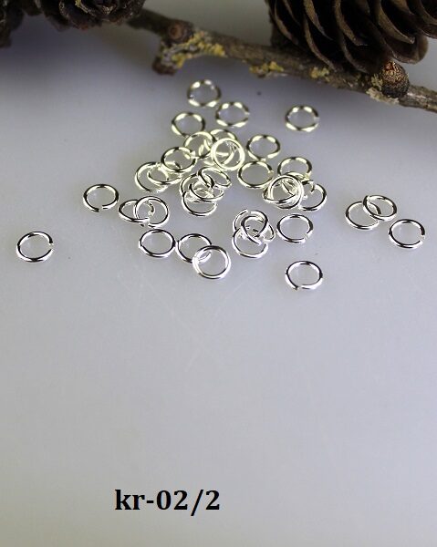krúžok striebro rezaný 5mm