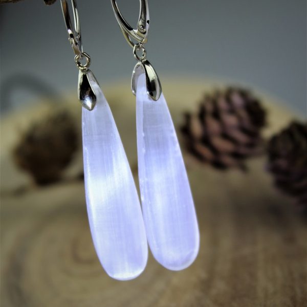 selenitové náušnice z elfskej šperkovnice image