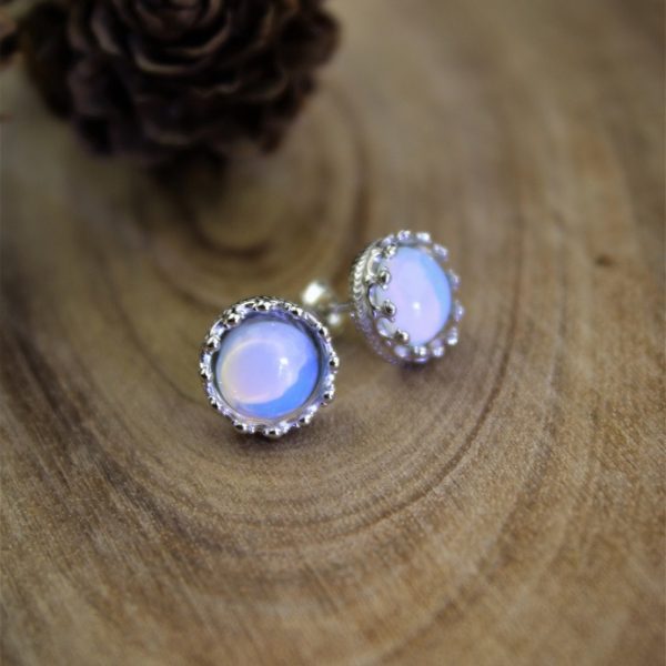 opalit náušnice strieborné image