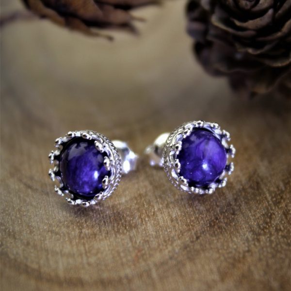 čaroit náušnice striebro ródiované image