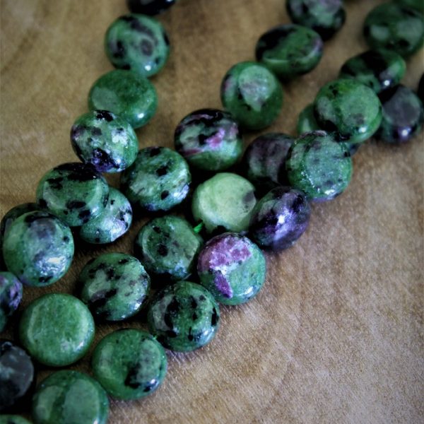 rubín v zoisite 10mm korálky image