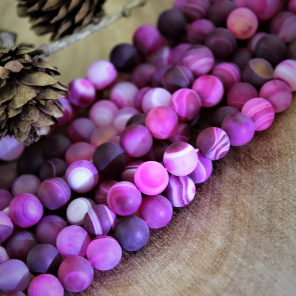 achát matný korálky 8mm AKCIA! image