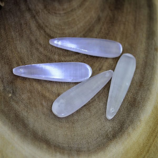 selenit korálky-slzy na prívesky image