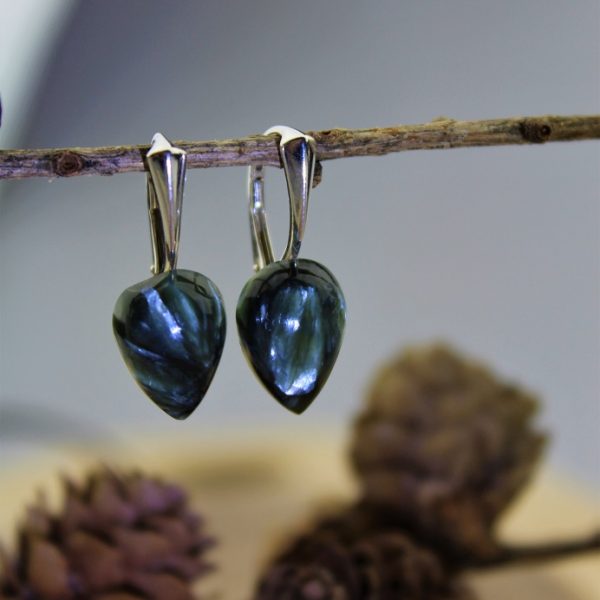 serafinit náušnice striebro image