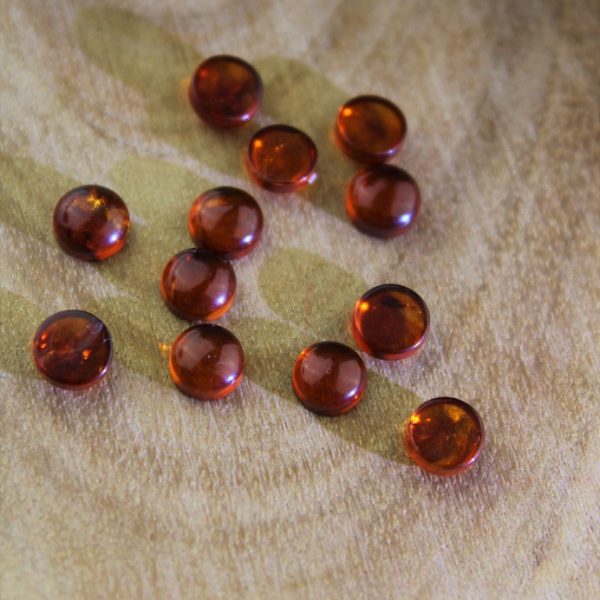 jantár kabašony 6mm image