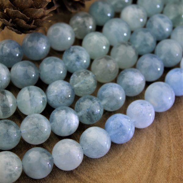 akvamarín korálky 12mm image