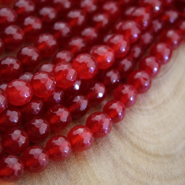 červený achát korálky 10mm AKCIA! image