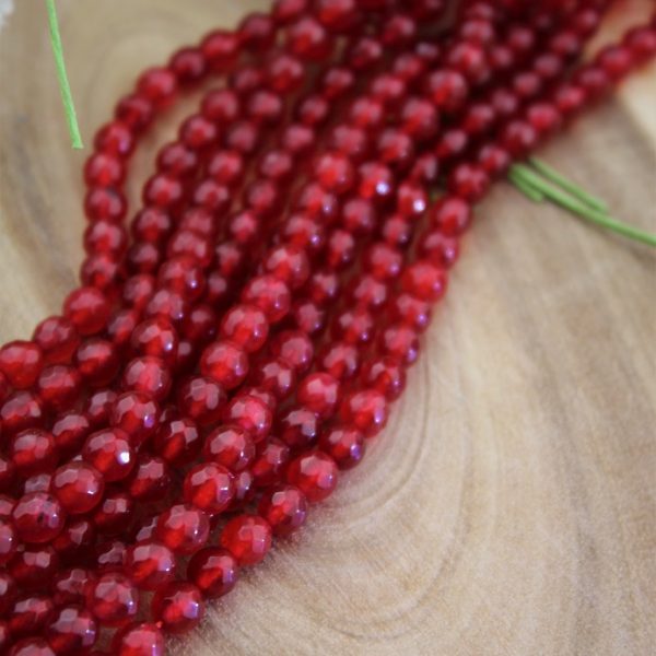 červený achát 6mm AKCIA! image