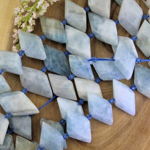 akvamarín korálky 15x27mm image