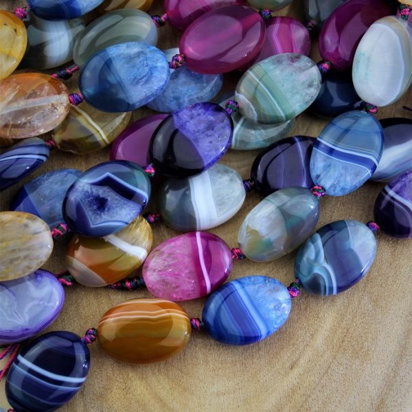 achát ováliky 18x25mm image