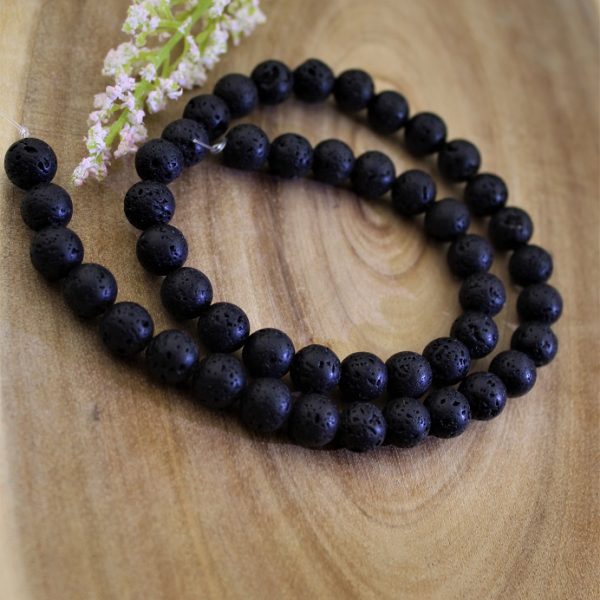 8mm láva korálky AKCIA!-výpredaj image