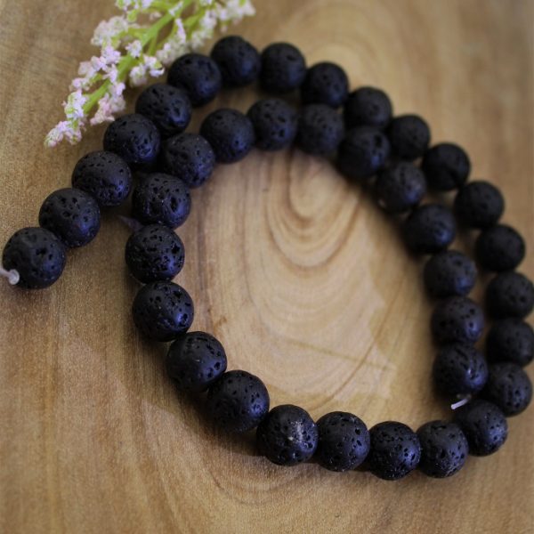 10mm láva korálky AKCIA-výpredaj image