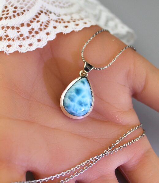 larimar v striebre prívesok - pr-lar-01/1 image