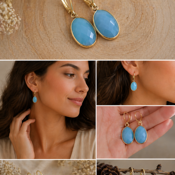 amazonit náušnice AKCIA! - nau-amaz-05