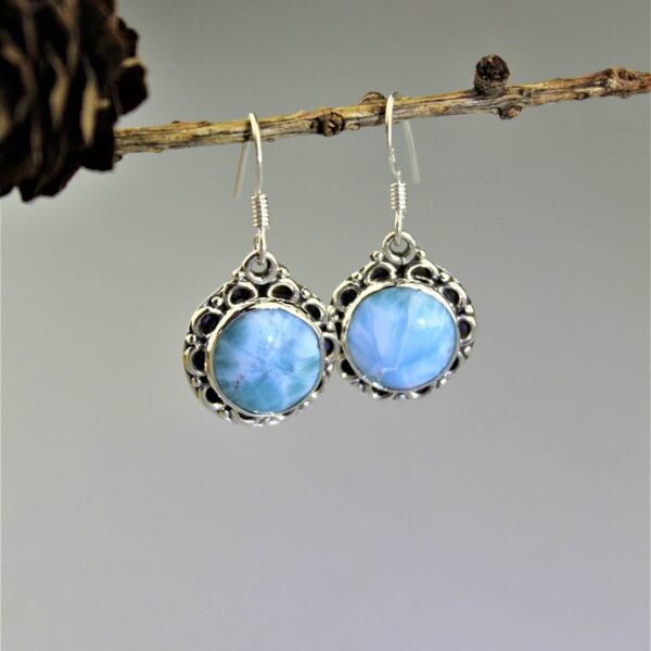 larimar náušnice strieborné - nau-lar-01 image