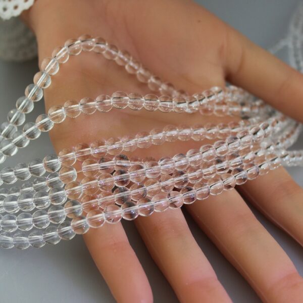 kryštál 6mm číry-polšnúra - kryšt-10 image