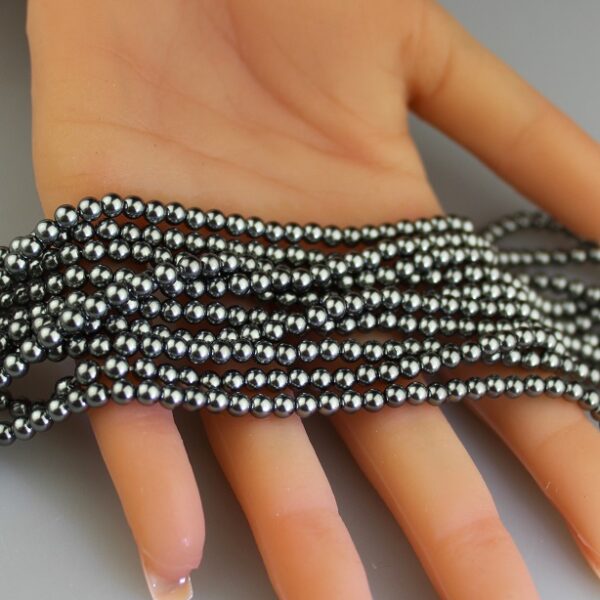 perly tmavé 4mm-polšnúra - pers-01 image