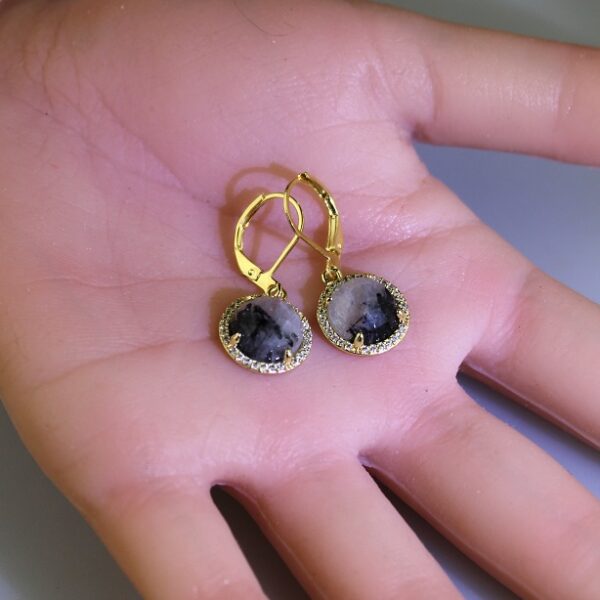 deň a noc turmalín náušnice - nau-turm-09